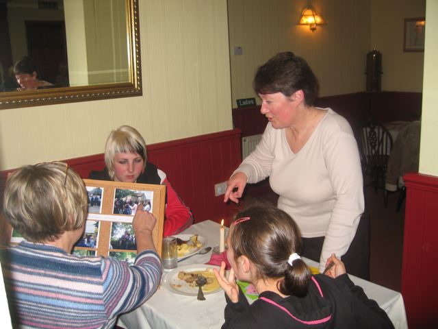 Photographs taken during the Autumn Supper in the White Lion in November 2007