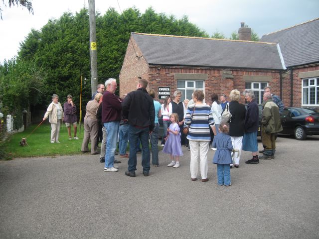 Photograph taken on the Hankelow History Walk 2007